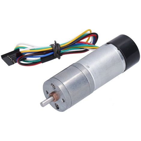Gleichstrom-Getriebemotor mit Drehzahlgeber, speziellem Smart-Car-Rückmeldesignal, JGA25-371DC24V 280 U/min (1/5)