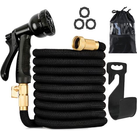 Un pistolet à eau haute pression de 22.5 mètres pour le lavage de voiture un tuyau d'arrosage télescopique pour le jardinage et l'arrosage (1/4)