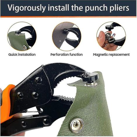 Ensemble de pinces à boutons-pression réglables, ensemble d'outils pour boutons-pression avec ensemble de boutons-pression-AquaForge (1/3)