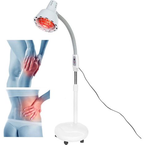 Lampe de thérapie par chauffage à lumière infrarouge 275 W Lampe de soulagement des douleurs musculaires par le froid Température réglable
