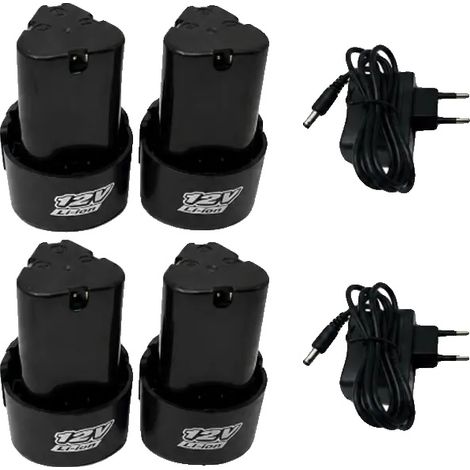 Visseuse Électrique, Batterie Rechargeable 12V, Haute Performance, 3.0Ah 4 chargeur 2 (1/2)