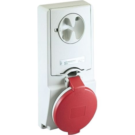 Presa Incasso Interbloccata+Fusibile Ip44 3Pnt 16A 380V (Schneider Cod. 82136) (1/2)