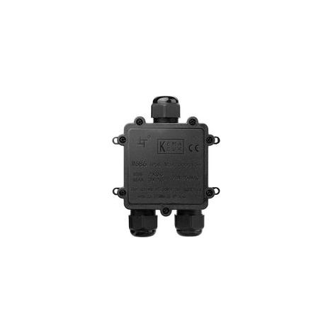 Boîte de jonction étanche IP68 - Boîte de jonction 1 en 2 - Câble coaxial 5 à 14 mm (1/4)