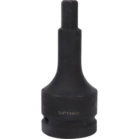 Douille à percussion 3/4 po Hex 42 Chrome molybdène antidéflagrant accessoires pour outils à main H12/H14/H17/H19(3/4 po H14)