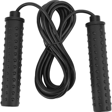 Corde à sauter fitness pour enfants et adultes, entraînement cardio en intérieur, corde à sauter antidérapante ajustable. (1/5)