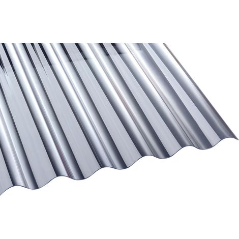 PVC Wellpl. S76/18 runde Welle 1030 x 2000 x 1,2mm glasklar