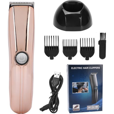 Kit de coupe professionnel rechargeable, tondeuse à cheveux électrique sans fil pour coiffure homme, set de rasage complet. (1/5)