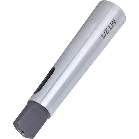 Adaptateur de perçage à conicité réduite, manchon de perçage argenté haute dureté, résistance à l'usure MT2 vers MT1