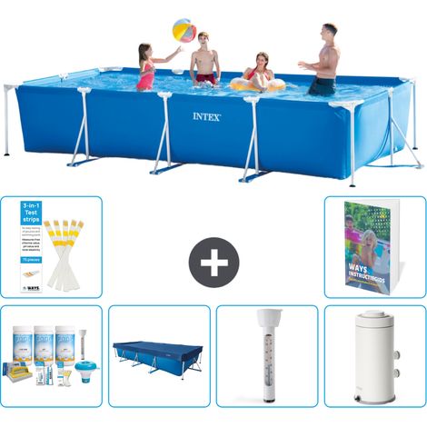 Rechteckiger Frame Pool - 450x220x84 cm - 7-teilig S63