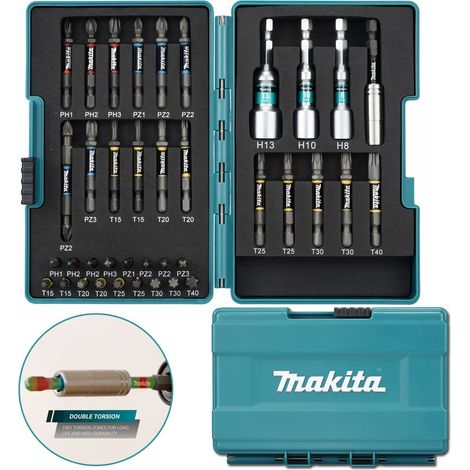 Makita E-26179 38 Piece Impact Premier Torsion Screw Bit Set Impact Driver C & E