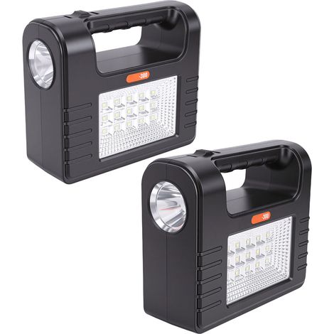Kit éclairage solaire camping 3 ampoules générateur portable multifonction extérieur urgence (1/5)