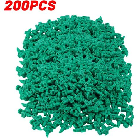 (Vert - 200 pièces) Arroseurs goutte-à-goutte à 90/180/360° pour jardin, pelouse et serre - Système de micro-brumisation (1/5)
