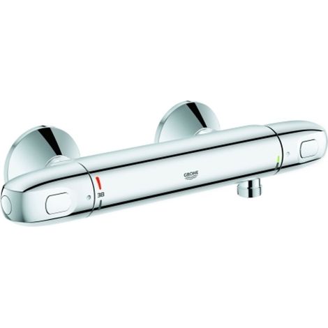 GROHE Miscelatore termostatico per doccia Grohtherm 1000 348143 montaggio a parete intrinsecamente sicuro cromo, 34814003
