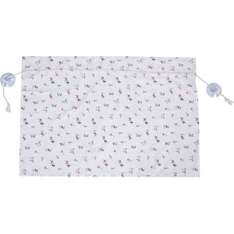 Rideau occultant voiture motif fleuri, tissu durable pour intimité et décoration murale, protection solaire efficace (1/4)