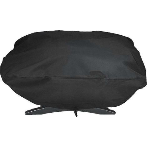 Housse de protection 210D pour barbecues à gaz Weber Q1200 et 1000, compatible avec les modèles Q1400, Q100, Q120 et anti-UV (1/5)