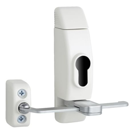 Cassa limitatore di apertura per finestra, argento, senza cilindro – THIRARD
