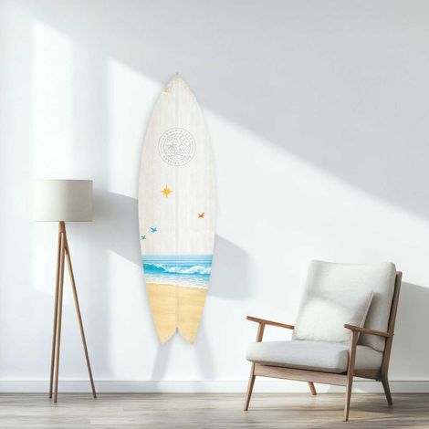 Planche de surf décorative Beach surf club (1/4)