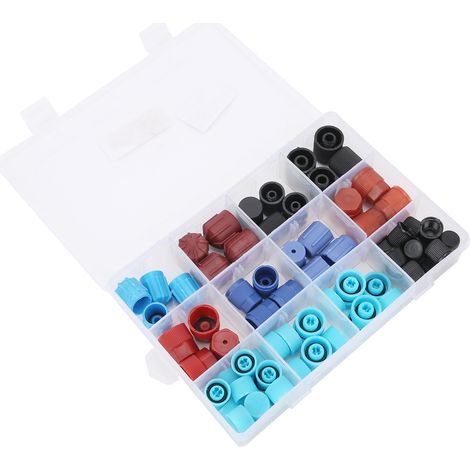 77 bouchons de valve de climatisation de rechange, accessoire de réparation pour système de climatisation de voiture (1/5)