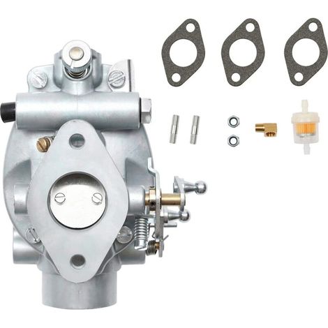 Carburateur de tracteur avec joint et boulons pour tracteur Ford Jubilee NAA NAB Marvel Schebler Remplace EAE9510C, B2NN9510A, TSX428 (1/4)
