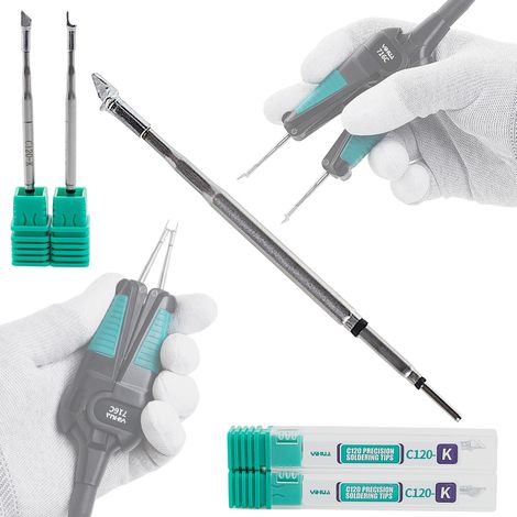 Set di 2 punte per pinzette termoforate C120-K