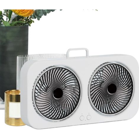 Ventilateur de Bureau Compact et Silencieux Double Flux (1/5)