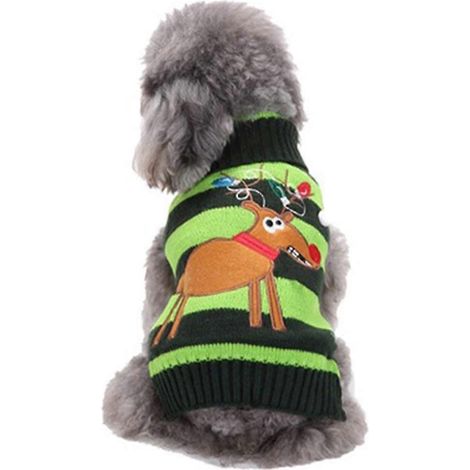 Hundemode Warmer Pullover Haustier Weihnachten Winter (1/5)