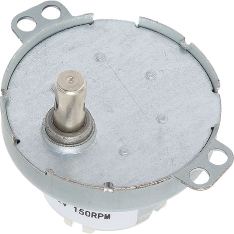 Moteur à engrenages DC12V à verrouillage automatique, micro-réducteur de vitesse, pièces de transmission avec trou M4, 150 tr/min (1/5)