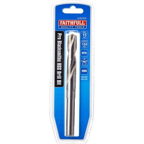 Faithfull Professional 15mm Blacksmiths M2 HSS Drill Bit (1/5)