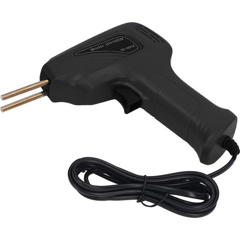 Torche de soudage plastique avec agrafeuse, robuste et pratique, kit de réparation de pare-chocs, pistolet de soudage plastique, prise UE 200-240 V, noir (1/5)