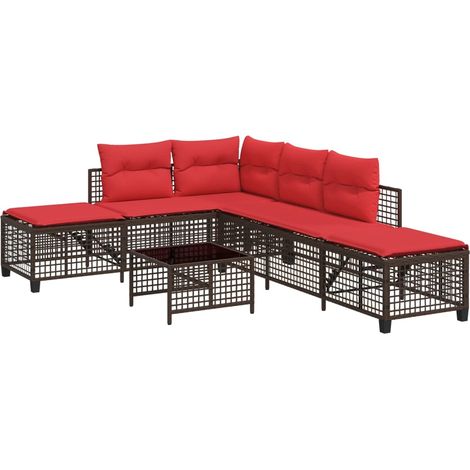 Maison Exclusive - 3-teiliges Ecksofa-Set für den Garten mit Kiss (1/5)