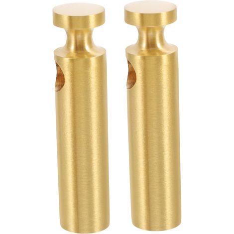 Lot de 2 connecteurs d angle en laiton pour poteaux de (1/5)