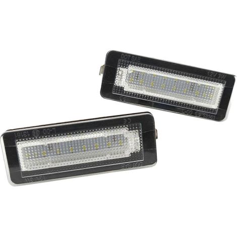 Lot de 2 lampes LED pour plaque d'immatriculation de voiture Mercedes-Benz Smart Fortwo Coupé Cabriolet 450 451 W450 W453 (1/5)