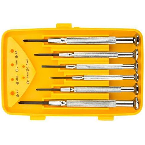 Set cacciaviti di precisione topex, 6 pezzi, gto 39d559 (1/3)
