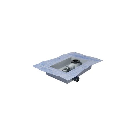 IS Ablaufbox groß, DN50, 460x320x100mm, rechts oder links verwendbar (1/4)