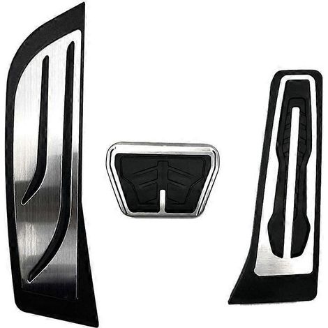 Plaque de repose-pieds, pédale de frein et d'accélérateur, cache-pédales pour conduite à droite (RHD) BMW Série 1, 2, 3, 4, 5, 7, X3, X4, X5, X6, F30, F10, E39-SFYGV (1/5)