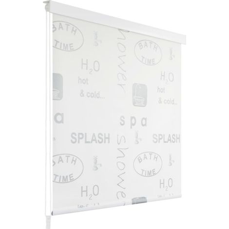 Store roulant de douche Rideau de douche 140x240 cm Éclaboussures BXZ4137 (1/5)