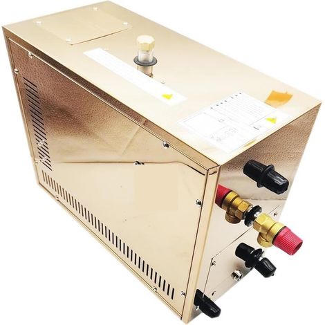 Poêle de sauna Poêle de sauna électrique, Générateur de vapeur automatique en acier inoxydable, détartrage automatique, Machine de bain de vapeur for salle de sauna, contrôleur numérique 12kw Chauffe- (1/5)