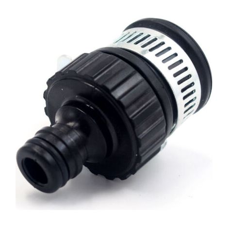 Adapter per tubo di irrigazione su rubinetto della cucina, connessioni circolari per rubinetto, connessioni per tubo di irrigazione in gomma di alta qualità, compatibili con qualsiasi rubinetto di dia (1/2)