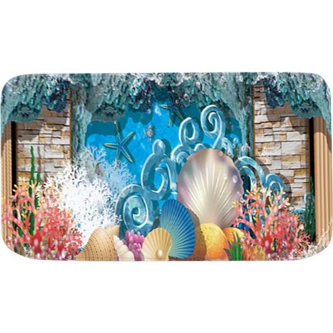 Tapis De Sol Antidérapant - En Flanelle Douce - Pour Cuisine Salle De Bain Et Bureau - 50 X 80 Cm (1/5)