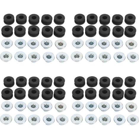 40 Gummiösen für Motorradverkleidungen, kompatibel mit Honda, Yamaha, Suzuki und Kawasaki (1/5)