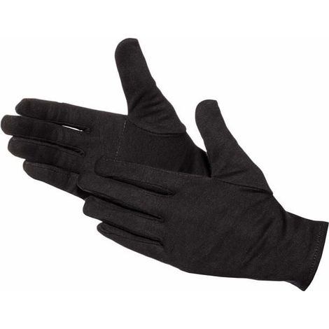 Lot de 12 paires de gants, noirs, en coton renforcé, taille 8 (1/5)