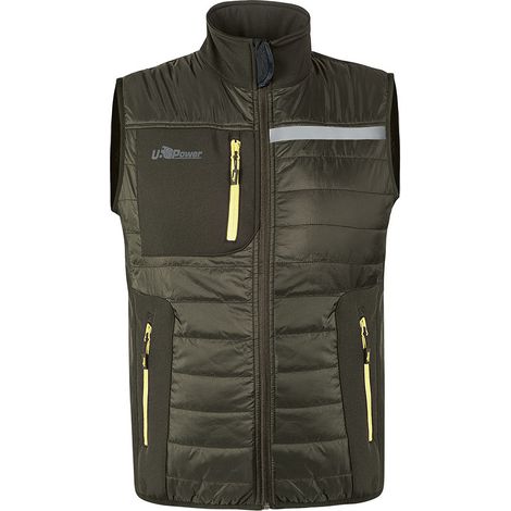Giacca da lavoro senza maniche WALL Verde scuro 3XL (1/3)