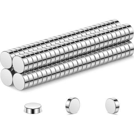 100 Stück Neodym-Magnete, 3 x 1 mm, Mini-Kühlschrankmagnet, kleiner Magnet für Kühlschrank, Modell, Bilder, DIY