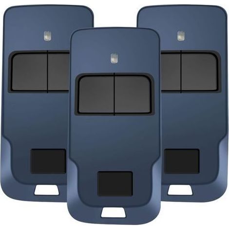Télécommande 2 Canaux 433,92 MHz Compatible C2/C4 et Modèles 4 Boutons – Lot de 3, Pièce de Remplacement Fiable pour Système Domotique (1/5)