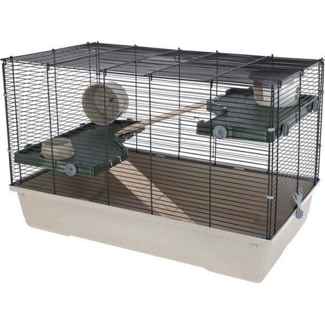 Käfig 3 Etagen für kleine Nager 804553 cm - FLAT NATURE - KERBL