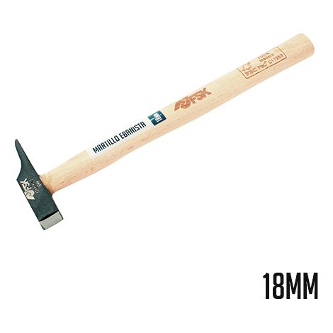 MARTILLO PEÑA CON MANGO MADERA 18MM (1/5)