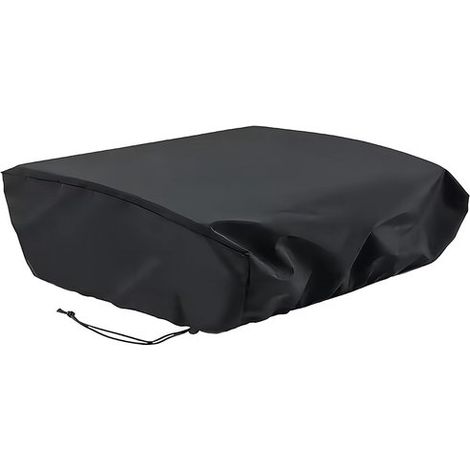 Funda para parrilla fabricada en tejido Oxford 420D - Impermeable, resistente a los rayos UV y al polvo - Negra - para uso exterior, 615542 cm (1/2)
