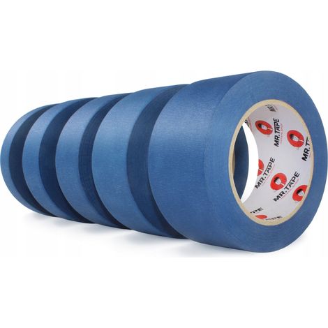 Starkes blaues Kreppband, 48 mm, 50 m, Papier, UV30, günstig