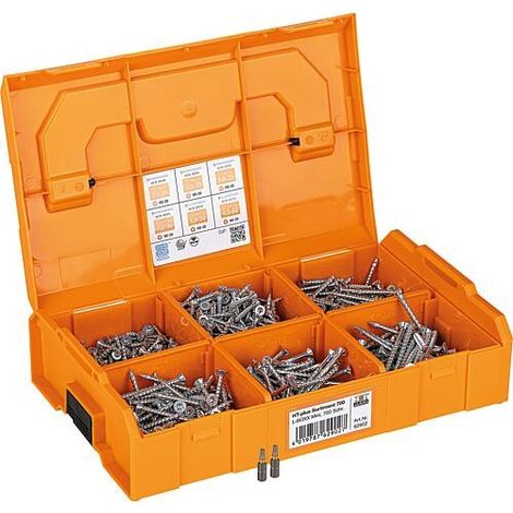 HECO MALLETTE DE RANGEMENT TOPIX-PLUS 700, HECO-L-BOXX MINI AVEC 700 VIS - 62902 (1/4)