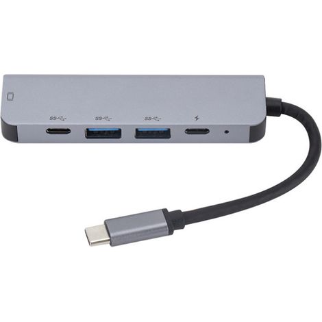 5-in-1 USB-C-Hub mit multifunktionalem HDMI 4K HD PD-Konverter und Hochgeschwindigkeitsübertragung (1/5)